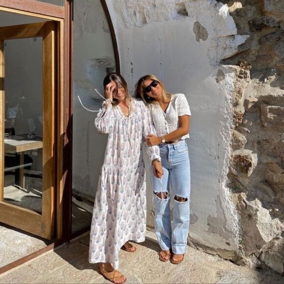 ZARA BOHO PRINTED TIERED DRESS - Picture 6 of 14